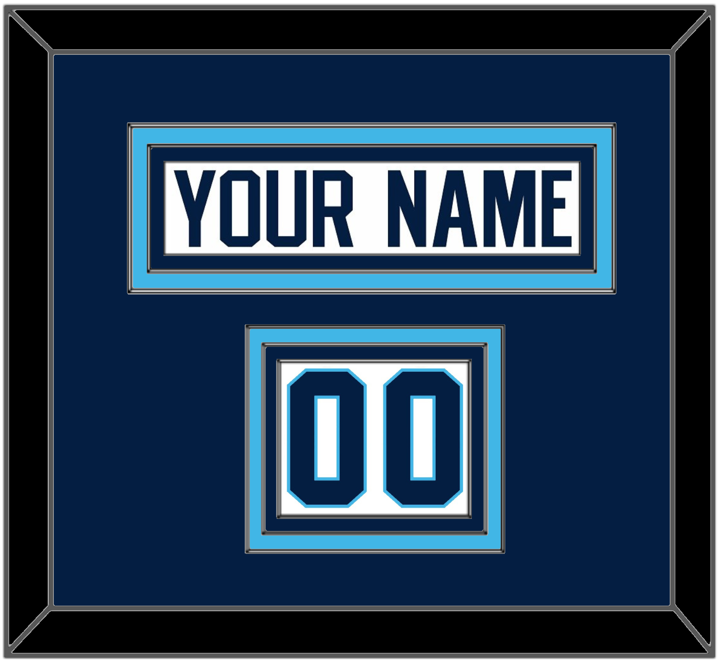Pittsburgh Nameplate & Number (Shoulder) - Home White (1970-1972) - Premier Tier 2