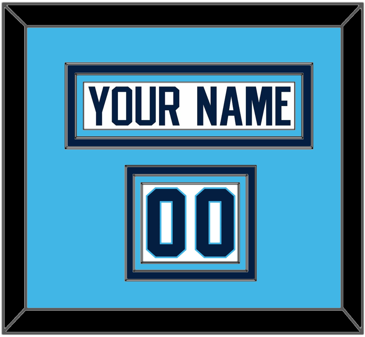 Pittsburgh Nameplate & Number (Shoulder) - Home White (1970-1972) - Premier Tier 4