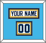Pittsburgh Nameplate & Number (Shoulder) - Home White (1970-1972) - Triple Mat 5