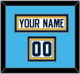Pittsburgh Nameplate & Number (Shoulder) - Home White (1970-1972) - Triple Mat 5