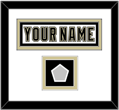 Pittsburgh Nameplate & Stanley Cup Finals Patch - Road White (2007-2016) - Signature Tier 1