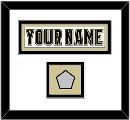 Pittsburgh Nameplate & Stanley Cup Finals Patch - Road White (2007-2016) - Signature Tier 2