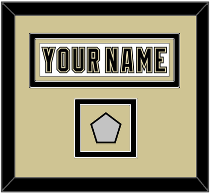 Pittsburgh Nameplate & Stanley Cup Finals Patch - Road White (2007-2016) - Signature Tier 3