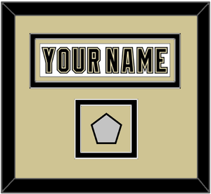 Pittsburgh Nameplate & Stanley Cup Finals Patch - Road White (2007-2016) - Double Mat 3