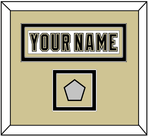 Pittsburgh Nameplate & Stanley Cup Finals Patch - Road White (2007-2016) - Signature Tier 3
