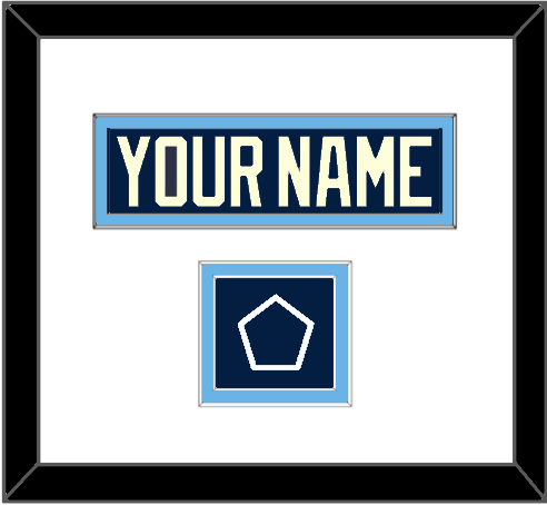 Pittsburgh Nameplate & 2011 Winter Classic Patch - Blue Jersey - Signature Tier 1