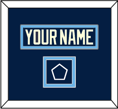 Pittsburgh Nameplate & 2011 Winter Classic Patch - Blue Jersey - Signature Tier 2