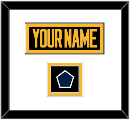 Pittsburgh Nameplate & 2019 Stadium Series Patch - Black Jersey - Signature Tier 1