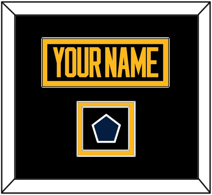 Pittsburgh Nameplate & 2019 Stadium Series Patch - Black Jersey - Signature Tier 2