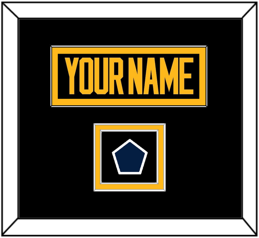 Pittsburgh Nameplate & 2019 Stadium Series Patch - Black Jersey - Signature Tier 2
