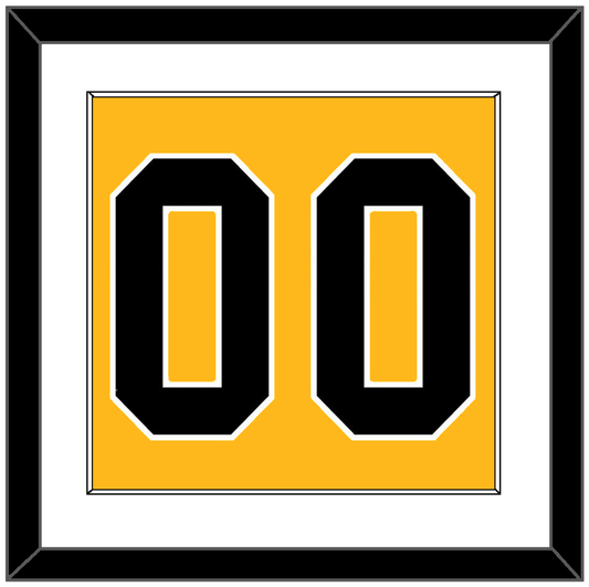 Pittsburgh Number (Back) - Alternate Gold (1981-1983) - Essential Tier 1