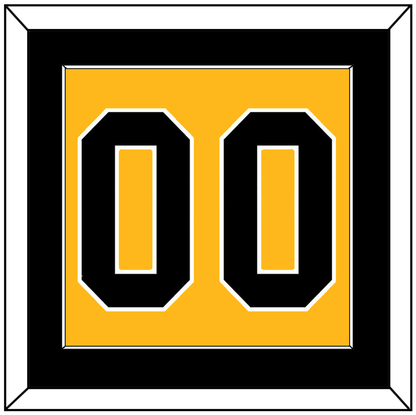 Pittsburgh Number (Back) - Home Gold (1983-1984) - Essential Tier 2