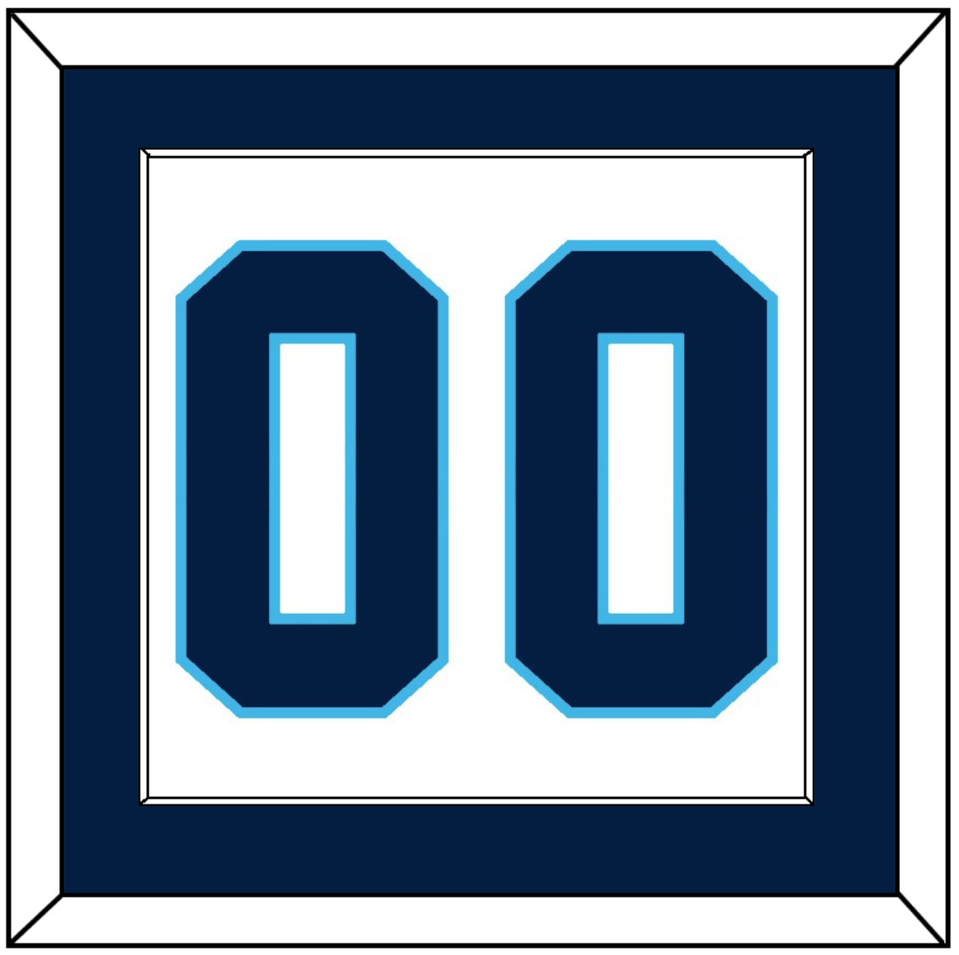 Pittsburgh Number (Back) - Home White (1970-1972) - Essential Tier 2