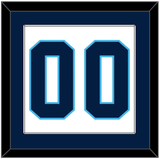 Pittsburgh Number (Back) - Home White (1970-1972) - Single Mat 2