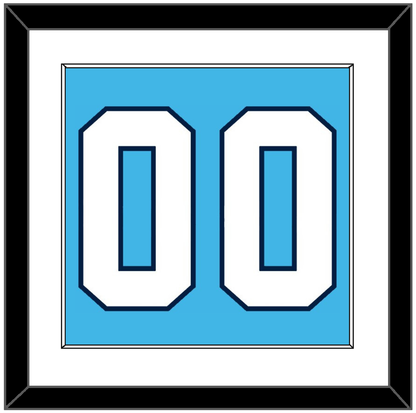 Pittsburgh Number (Back) - Home Powder Blue (1968-1970) - Essential Tier 1