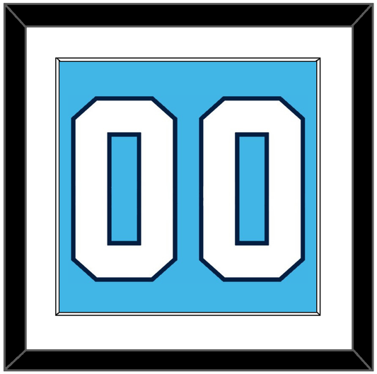 Pittsburgh Number (Back) - Home Powder Blue (1968-1970) - Essential Tier 1