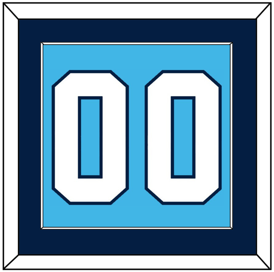 Pittsburgh Number (Back) - Road Powder Blue (1970-1972) - Essential Tier 2