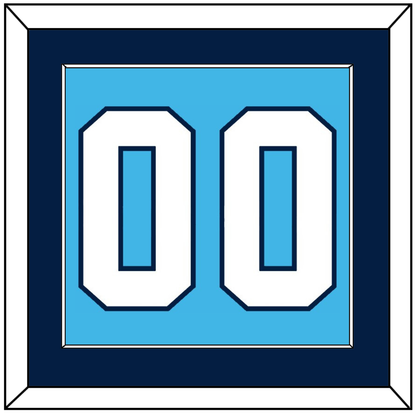 Pittsburgh Number (Back) - Home Powder Blue (1968-1970) - Essential Tier 2
