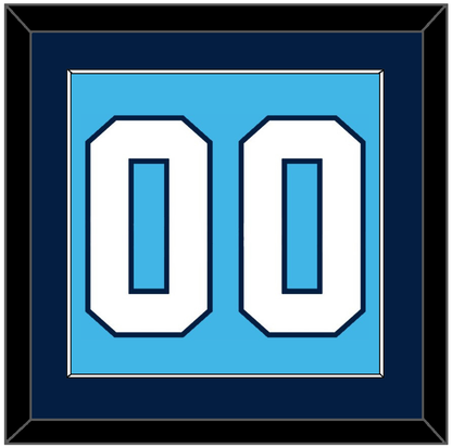 Pittsburgh Number (Back) - Road Powder Blue (1970-1972) - Essential Tier 2