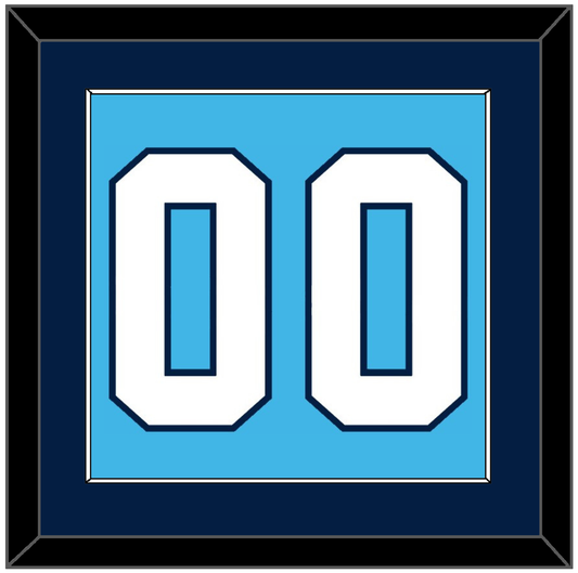 Pittsburgh Number (Back) - Road Powder Blue (1970-1972) - Essential Tier 2