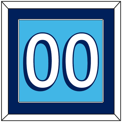 Pittsburgh Number (Back) - Road Powder Blue (1967-1968) - Essential Tier 2