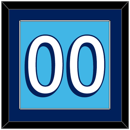 Pittsburgh Number (Back) - Road Powder Blue (1967-1968) - Essential Tier 2