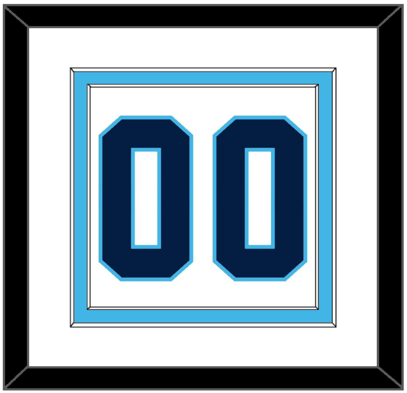 Pittsburgh Number (Back) - Road White (1968-1970) - Signature Tier 1