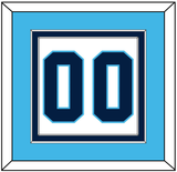 Pittsburgh Number (Back) - Road White (1968-1970) - Double Mat 3