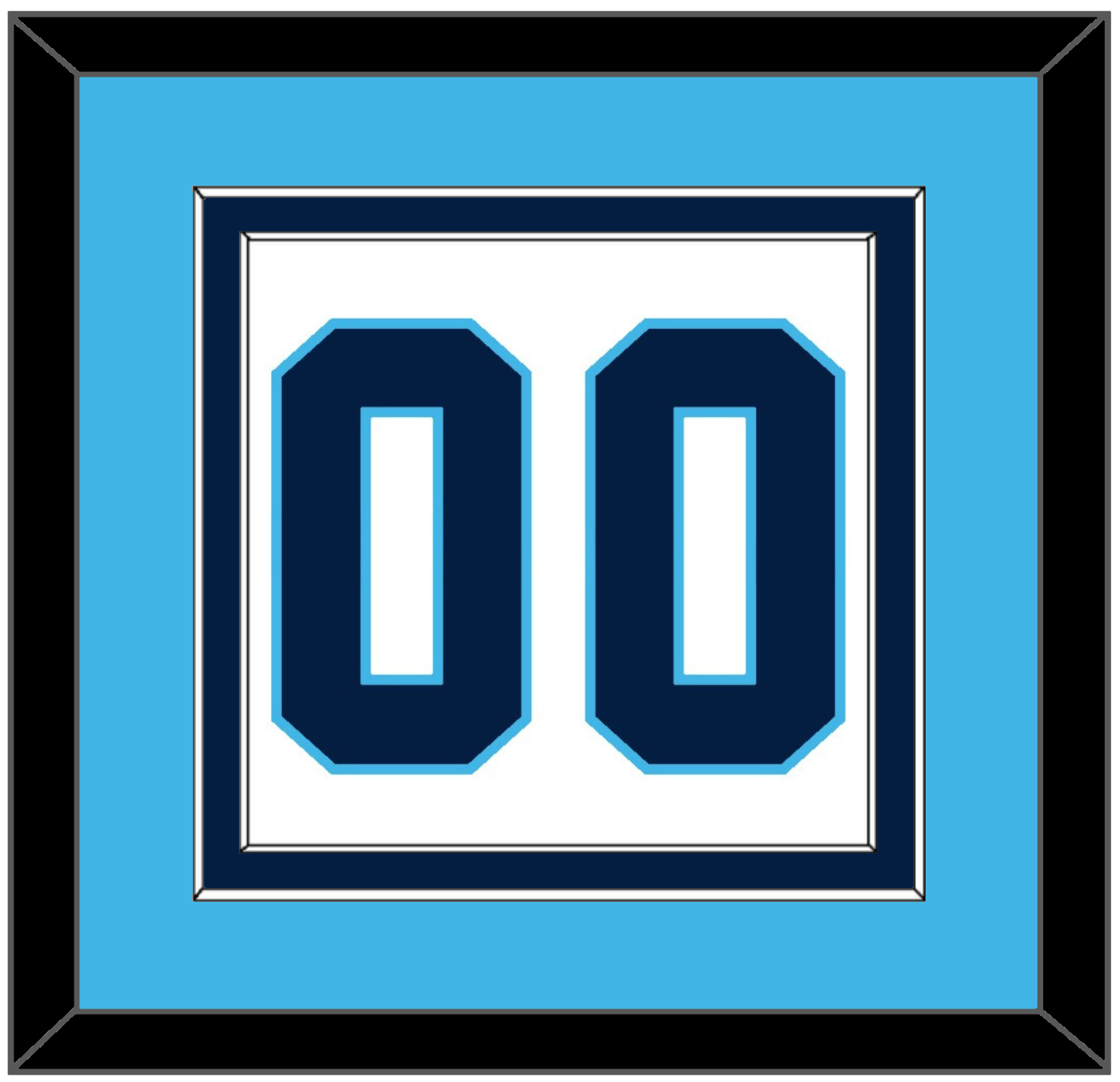 Pittsburgh Number (Back) - Home White (1970-1972) - Signature Tier 3