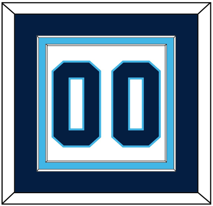 Pittsburgh Number (Back) - Home White (1970-1972) - Signature Tier 4