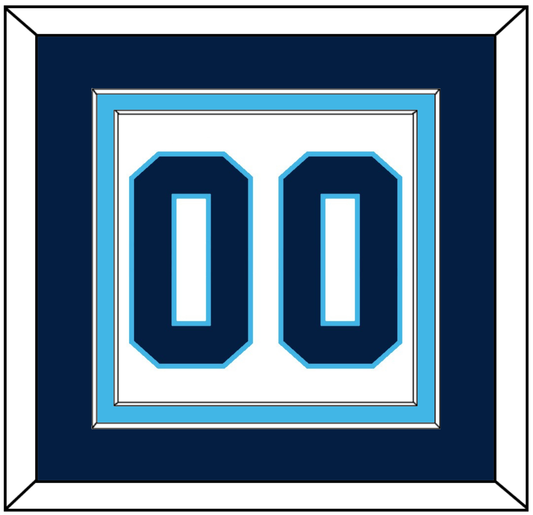 Pittsburgh Number (Back) - Road White (1968-1970) - Signature Tier 4
