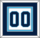 Pittsburgh Number (Back) - Home White (1970-1972) - Double Mat 4