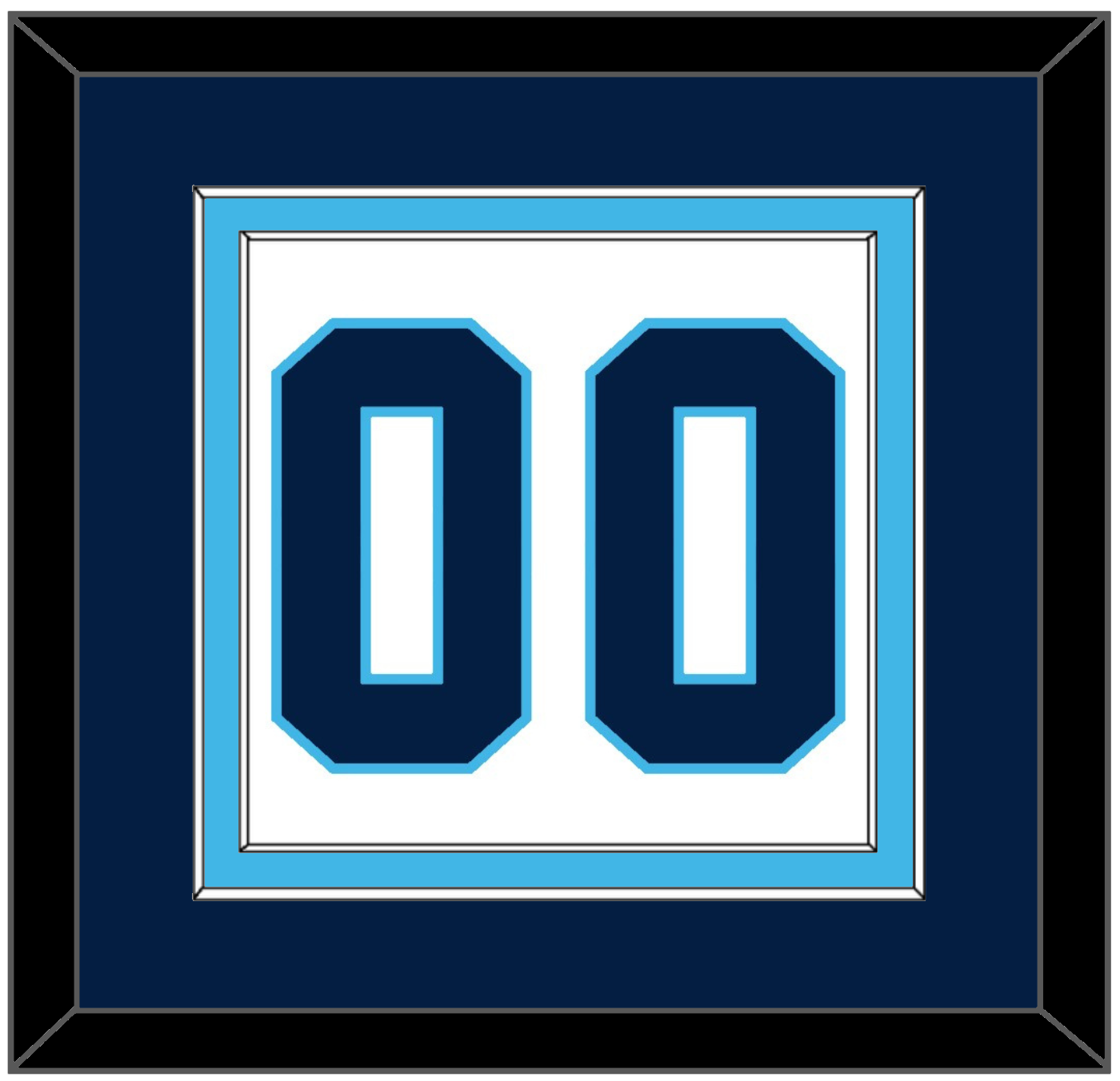 Pittsburgh Number (Back) - Road White (1968-1970) - Signature Tier 4
