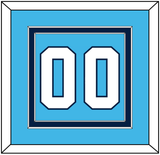 Pittsburgh Number (Back) - Road Powder Blue (1970-1972) - Double Mat 2