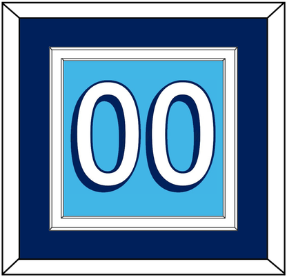 Pittsburgh Number (Back) - Road Powder Blue (1967-1968) - Signature Tier 3