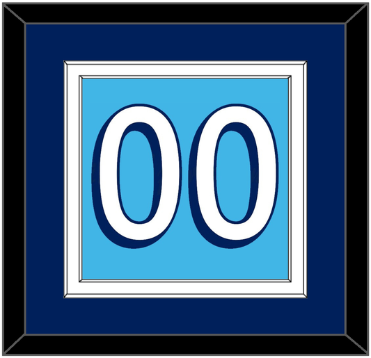 Pittsburgh Number (Back) - Road Powder Blue (1967-1968) - Signature Tier 3