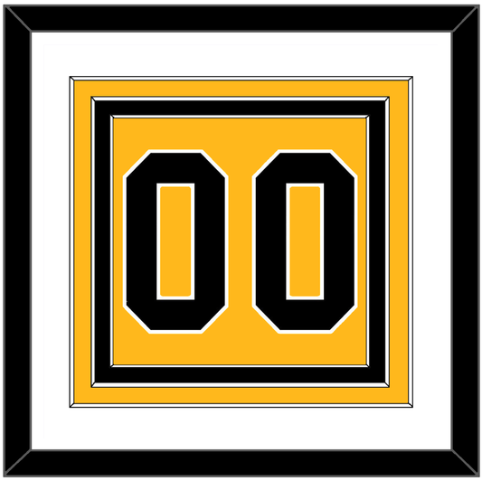Pittsburgh Number (Back) - Alternate Gold (1981-1983) - Premier Tier 1
