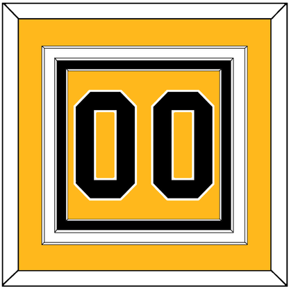 Pittsburgh Number (Back) - Alternate Gold (1981-1983) - Premier Tier 2