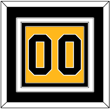 Pittsburgh Number (Back) - Home Gold (1983-1984) - Premier Tier 3