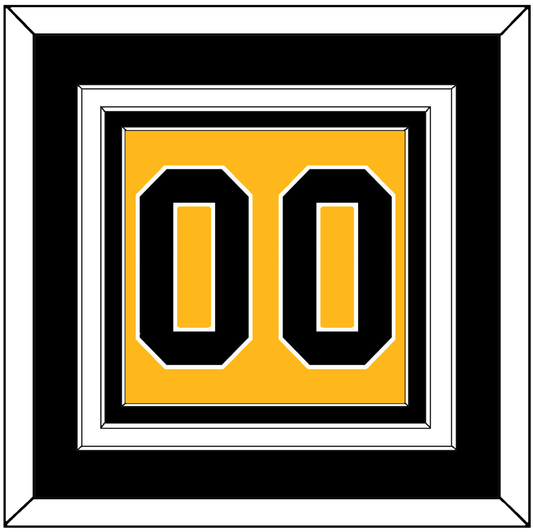 Pittsburgh Number (Back) - Home Gold (1983-1984) - Premier Tier 3