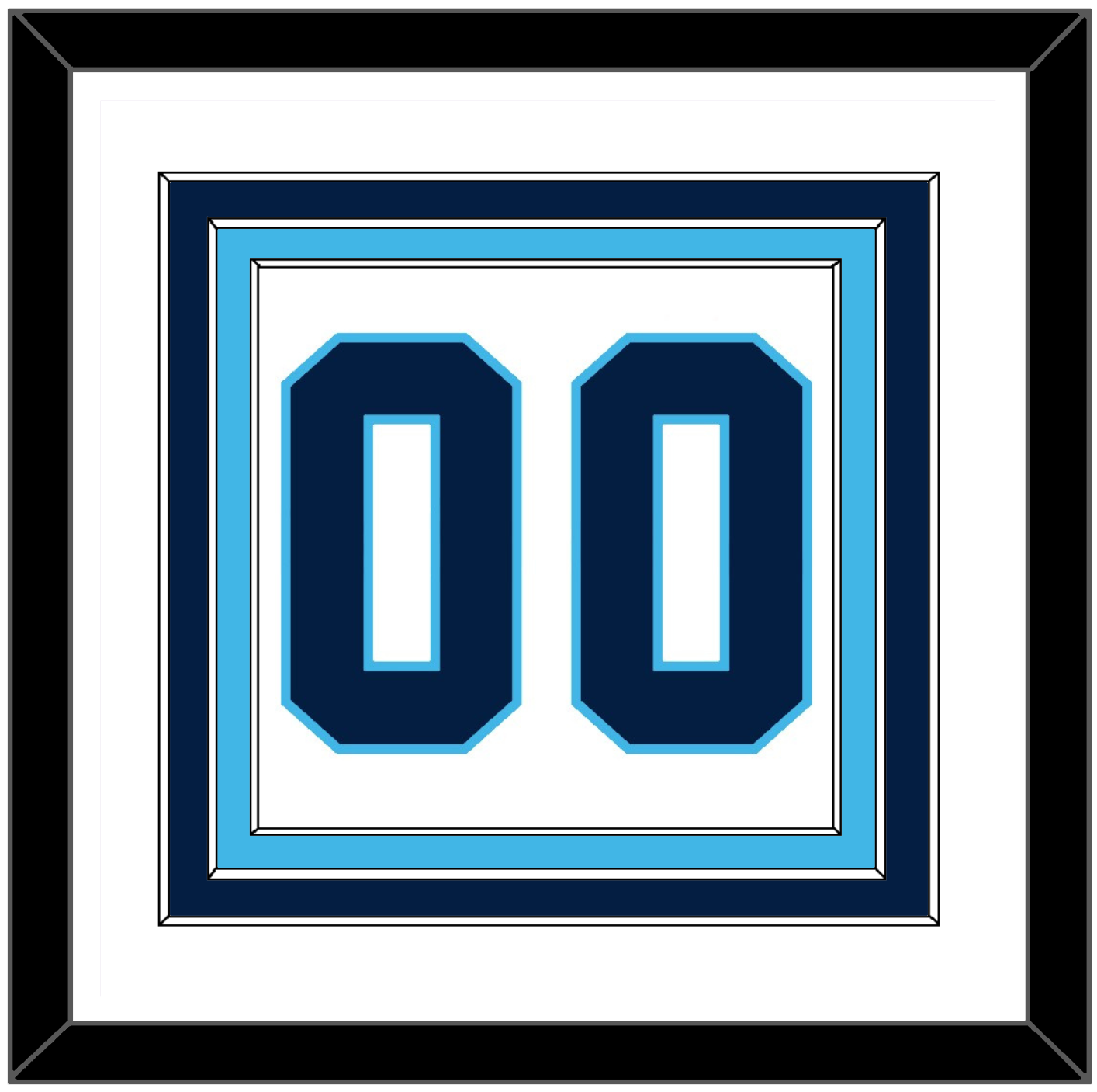 Pittsburgh Number (Back) - Road White (1968-1970) - Premier Tier 1