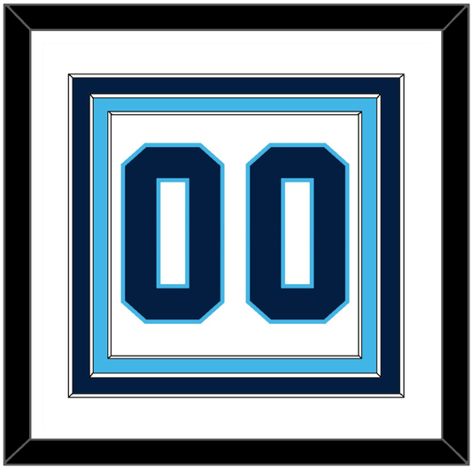 Pittsburgh Number (Back) - Home White (1970-1972) - Premier Tier 1