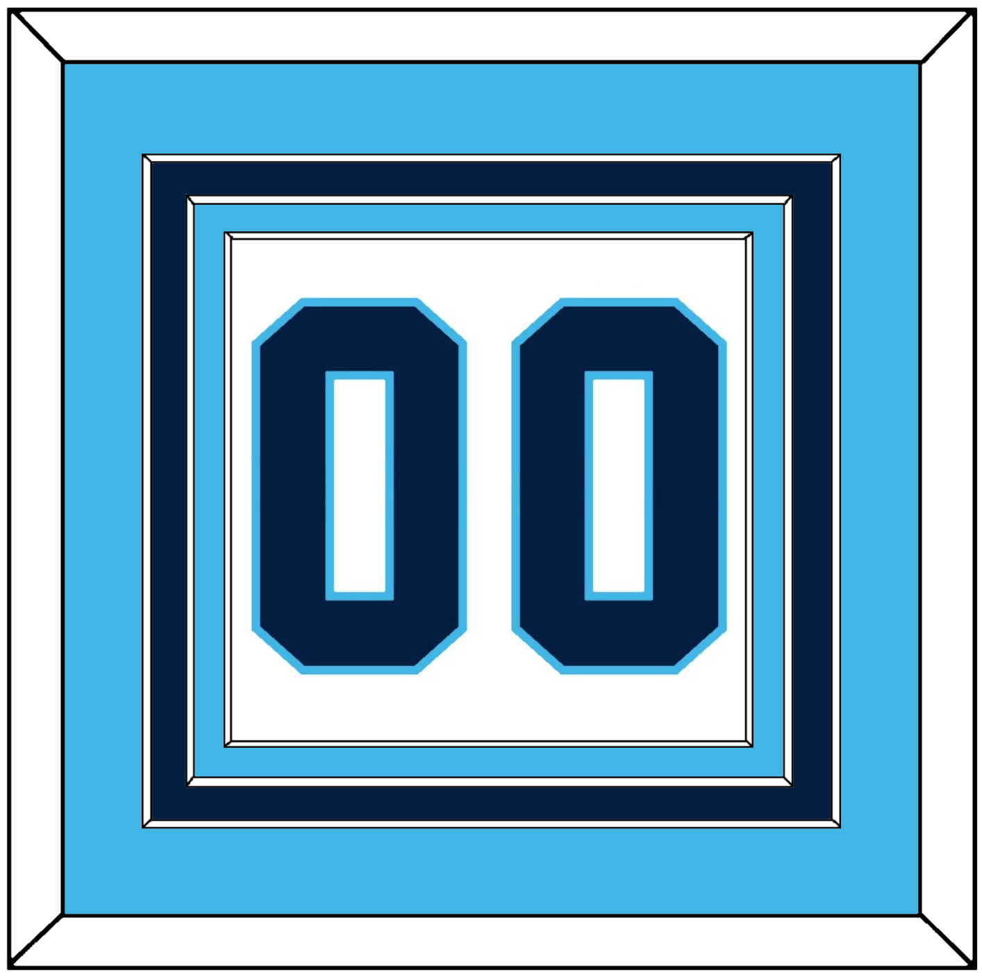 Pittsburgh Number (Back) - Road White (1968-1970) - Premier Tier 2