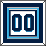 Pittsburgh Number (Back) - Road White (1968-1970) - Triple Mat 3