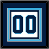 Pittsburgh Number (Back) - Road White (1968-1970) - Triple Mat 3