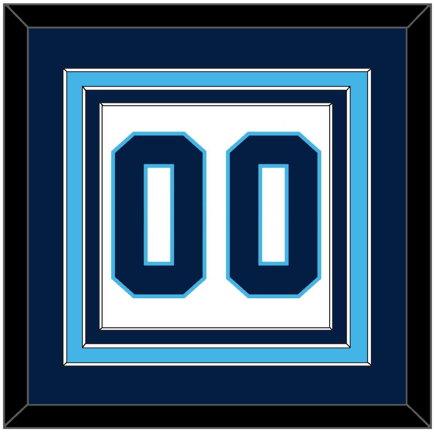 Pittsburgh Number (Back) - Home White (1970-1972) - Premier Tier 3