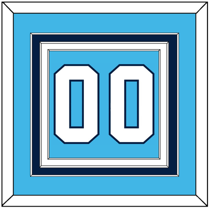 Pittsburgh Number (Back) - Road Powder Blue (1970-1972) - Premier Tier 2