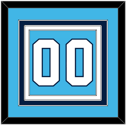 Pittsburgh Number (Back) - Road Powder Blue (1970-1972) - Premier Tier 2