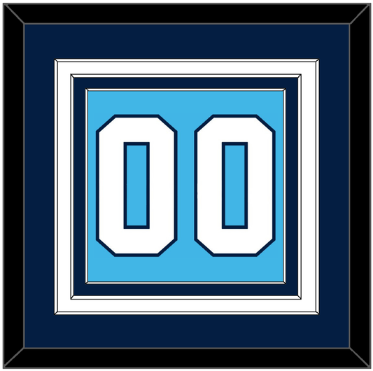 Pittsburgh Number (Back) - Home Powder Blue (1968-1970) - Premier Tier 3