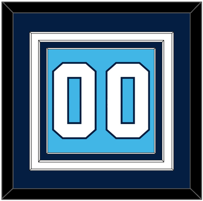 Pittsburgh Number (Back) - Road Powder Blue (1970-1972) - Premier Tier 3